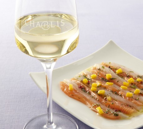 Food and Chablis wines pairing
                    