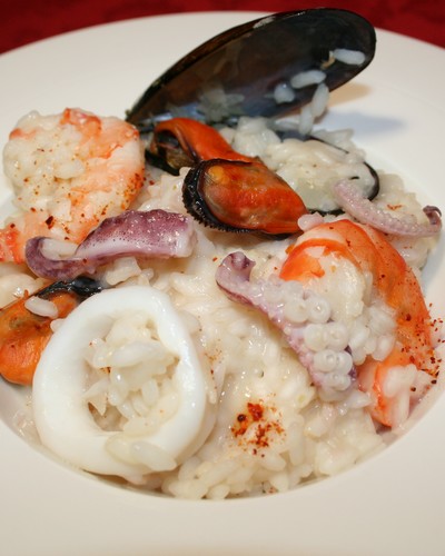 Seafood and Chablis Risotto