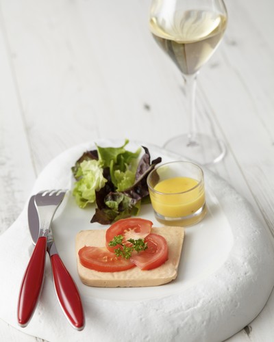 Monkfish terrine with home-made mayonnaise and Chablis Grand Cru Vaudésir