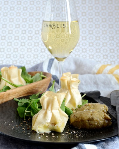 Soumaintrain aniseed parcels and Petit Chablis