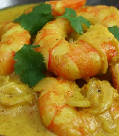 Shrimp Curry with Chablis Premier Cru FourchaumeChablis/Bourgogne/Burgundy/