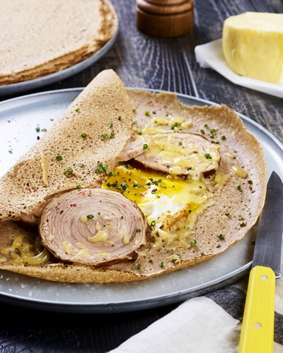 Breton Buckwheat Galettes with Andouille