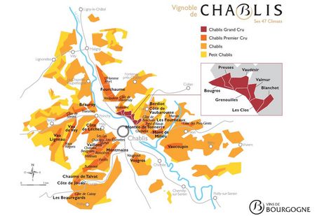 Maps - The wines of Chablis