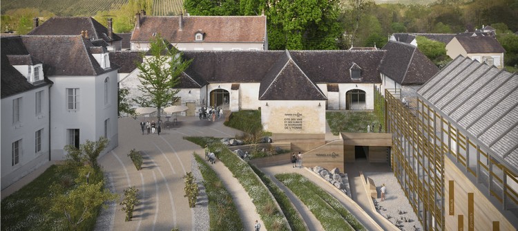 Cité des Vins de Bourgogne Cité des Vins logo Cité des Vins - exterior Cité des Vins - interior welcome desk Cité des Vins - interior Cité des Vins de Bourgogne Cité des Vins logo Cité des Vins - exterior Cité des Vins - interior welcome desk Cité des Vins - interior